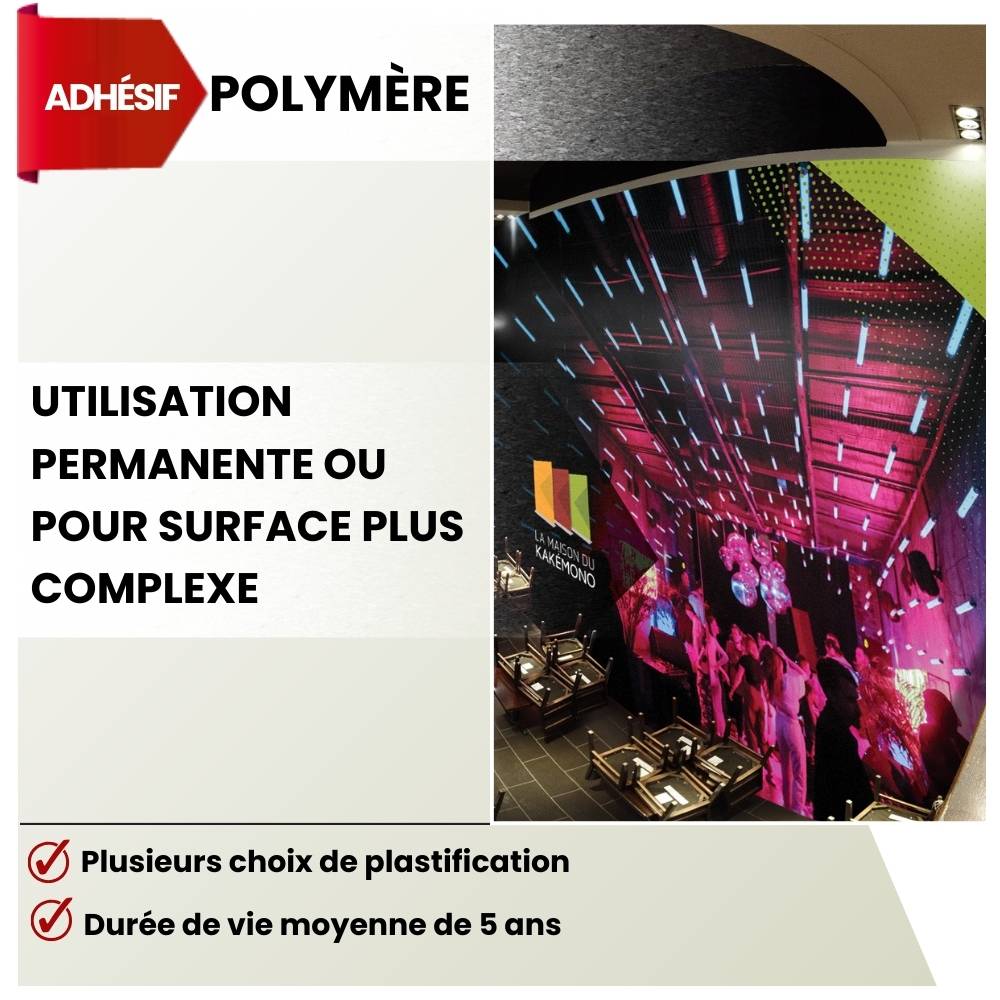 vinyle adhésif polymere