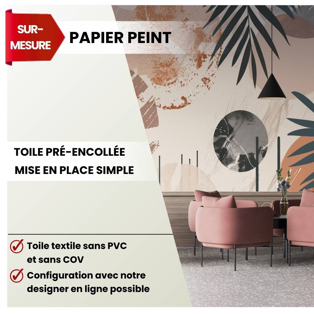 papier peint sur mesure pré-encollé