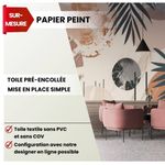 papier peint sur mesure pré-encollé