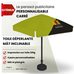 parasol publicitaire personnalisable carré