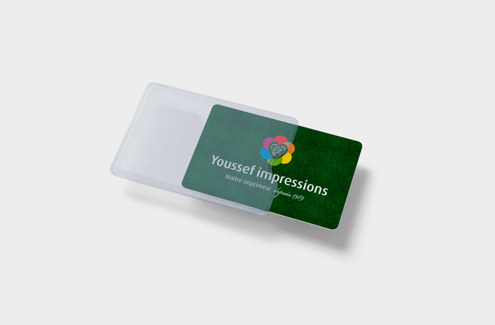 Carte rigide en pvc