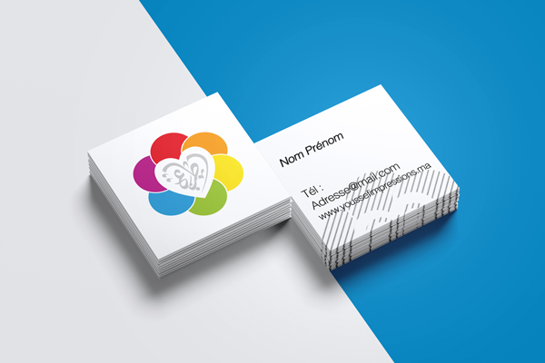 Carte de visite carré