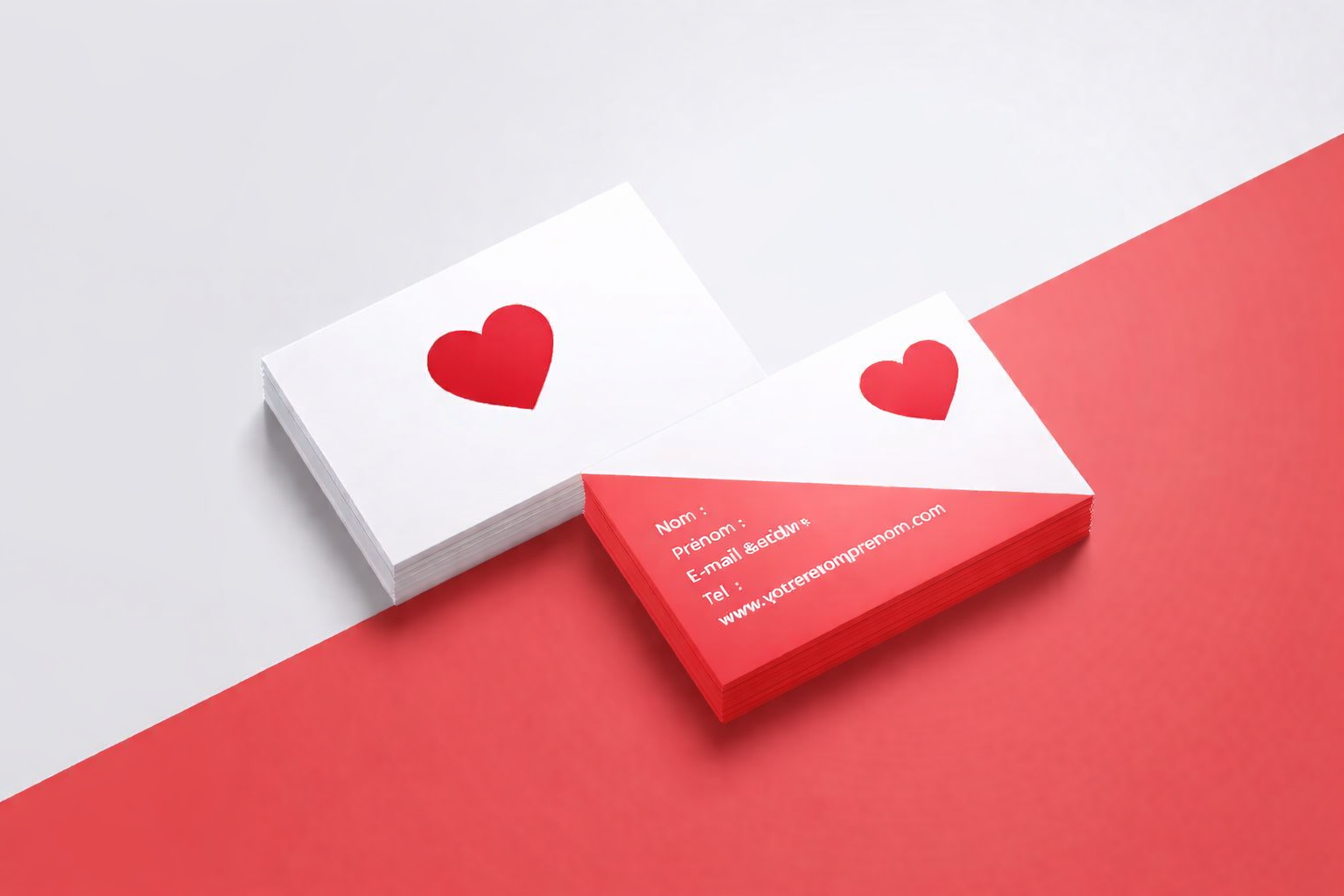 Carte de visite St Valentin