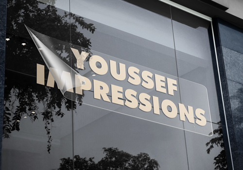 Vinyle lettrage et logo