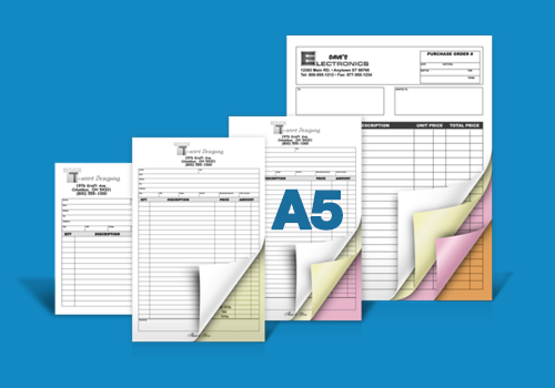 Carnet NCR - <b>A5</b>