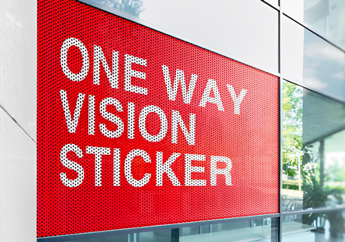 Vinyle autocollant One Way Devis Vinyle autocollant One Way <span class="badge badge-dark"><b>Devis </b></span>