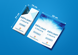 Dépliant 2 volets 1
