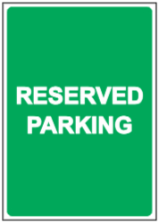Reserved Parking