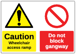 Do not block Wheelchair Access