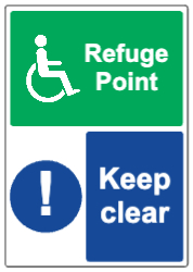 Refuge Point Keep clear
