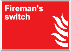Firemans switch