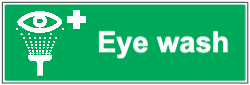 First aid eye wash