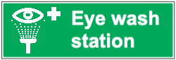 First aid eye wash