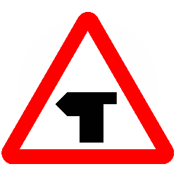 T junction priority from Left