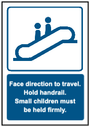 Warning Hold Handrail