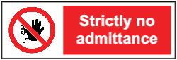No Admittance