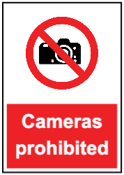 Camera Prohibited