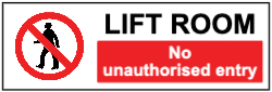 No Access Lift room