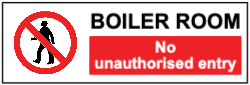 No Access Boiler room