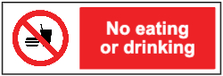 No eat or drink
