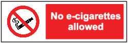 No e-cigarettes allowed