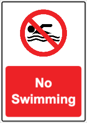 No Swimming