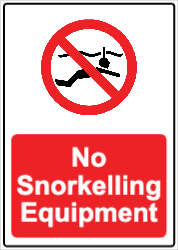 No Snorkelling