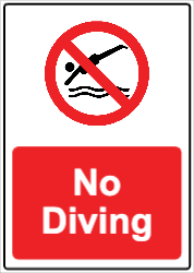 No Diving