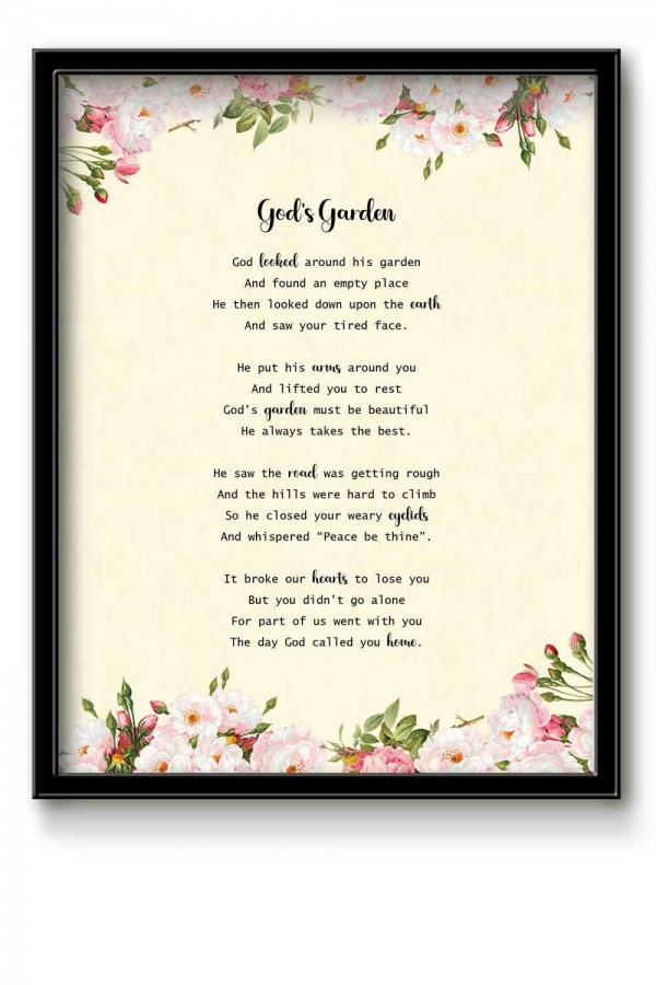 God's Garden Poem by Melissa Shreve Gods_Garden_Funeral_Poem_1690543688732.jpg