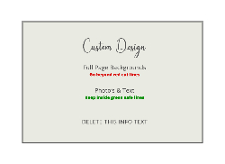CUS50 2 SIDED BORDER STYLE Front