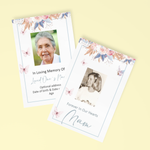 Custom Flat Memorial Card CUS03 3