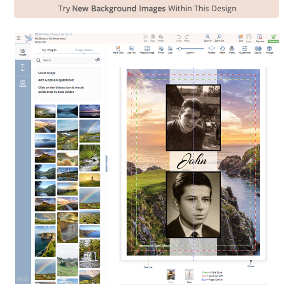 BES08 Flat Memorial Card 2