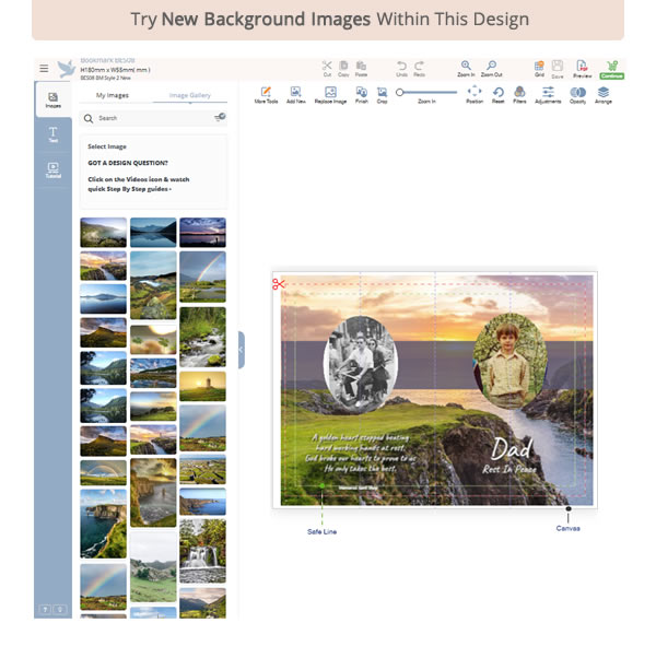 Memorial Card BES22 4