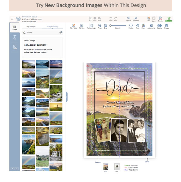 BES23 Flat Memorial Card 2