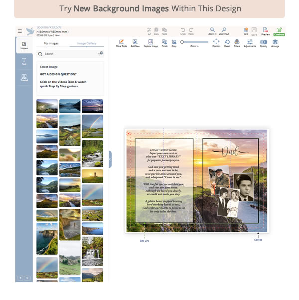 Memorial Card BES23 4