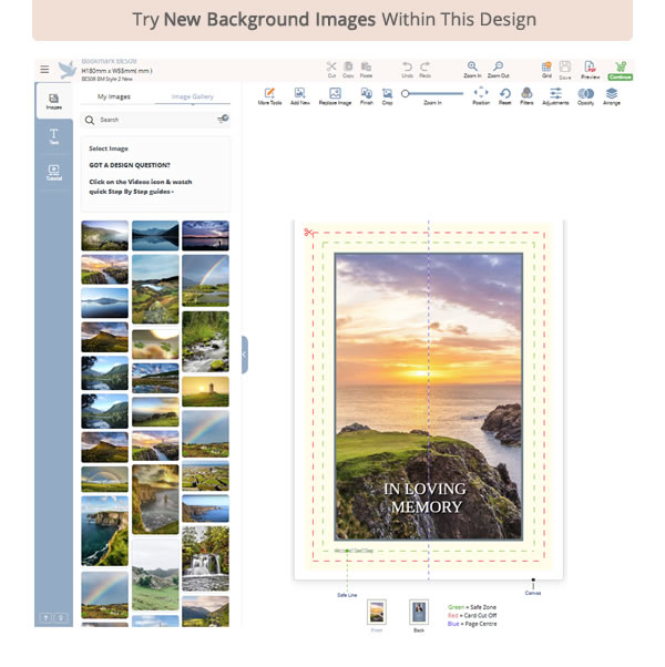 BES24 Flat Memorial Card 2
