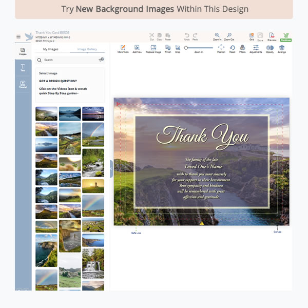 Thank You Card BES05 2