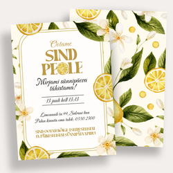 Sidrunid ja lilled | Lemons and flowers