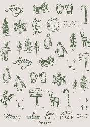 Green simple christmas