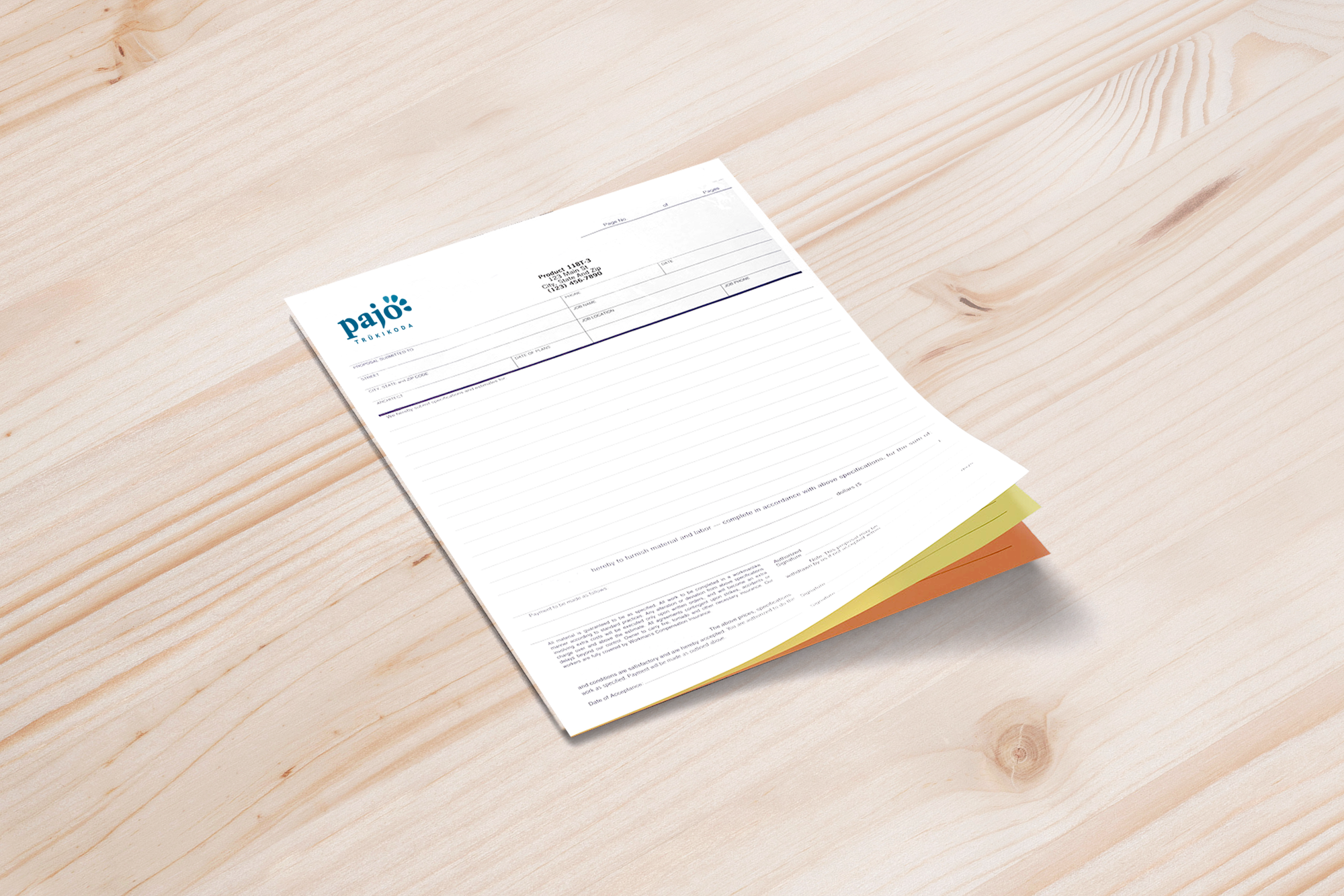 isekopeeruvad lehed kolmes toonis