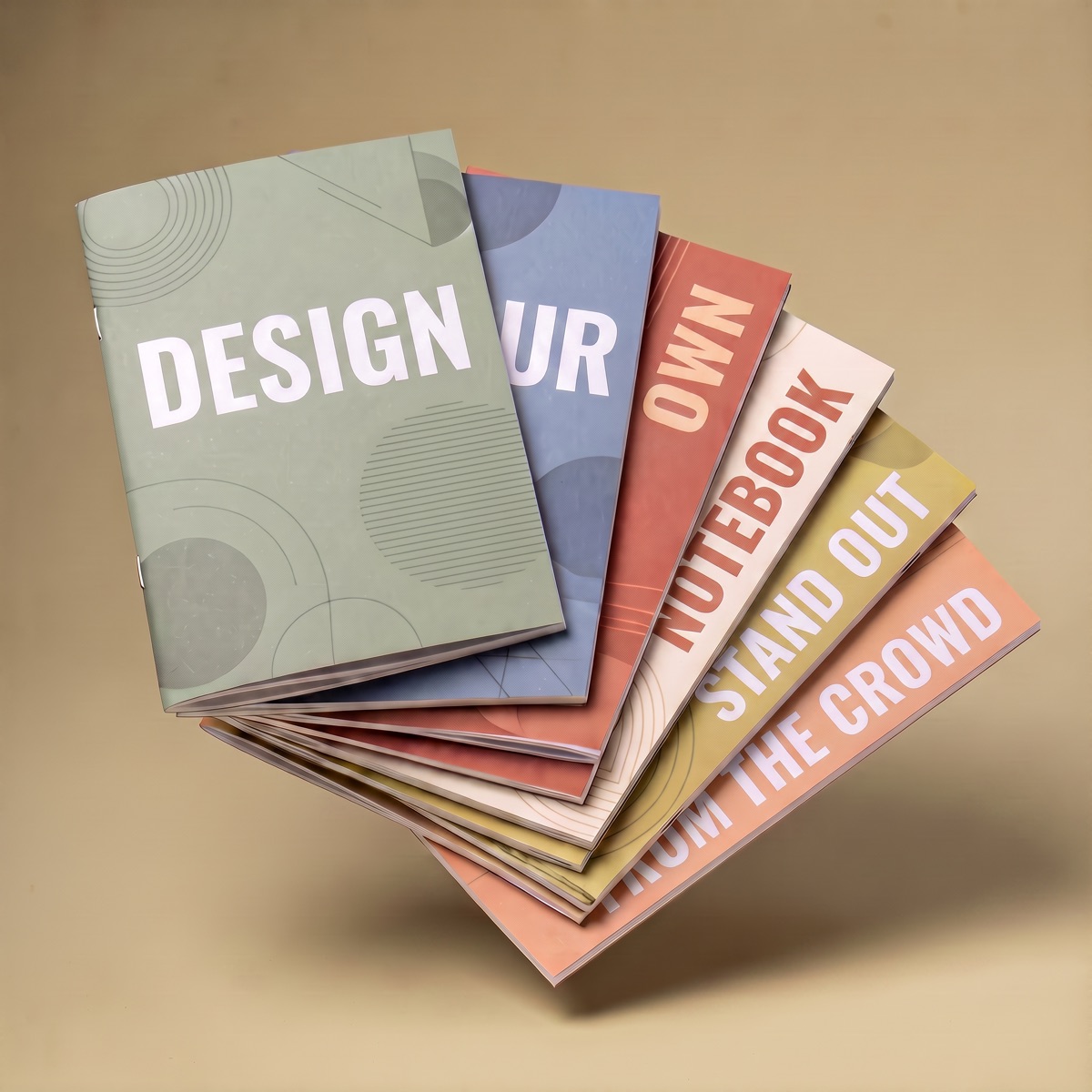 Notebook Set "Design Your Own" – 10 pcs, Staple Binding
