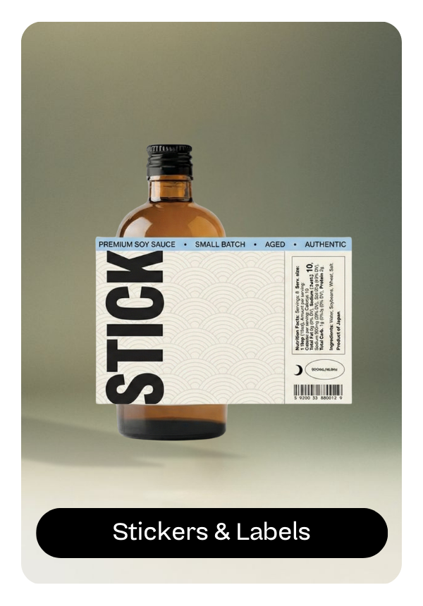 Six stickers on the wall – three are round and three are square. Each one has a message praising you.