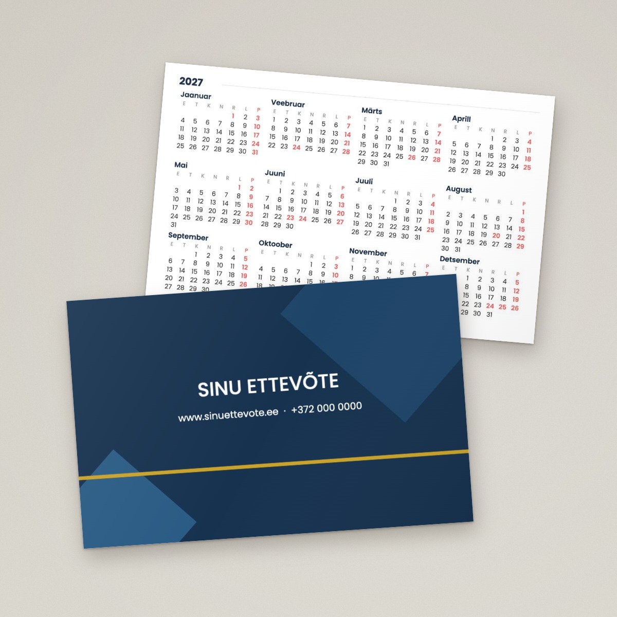 Pocket calendar
