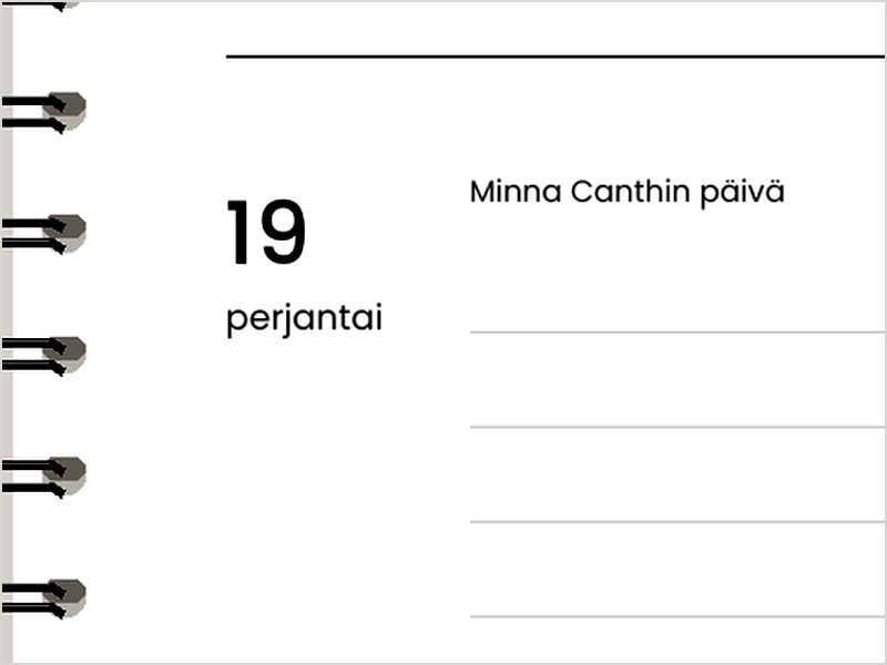 Viikko aukeamalla