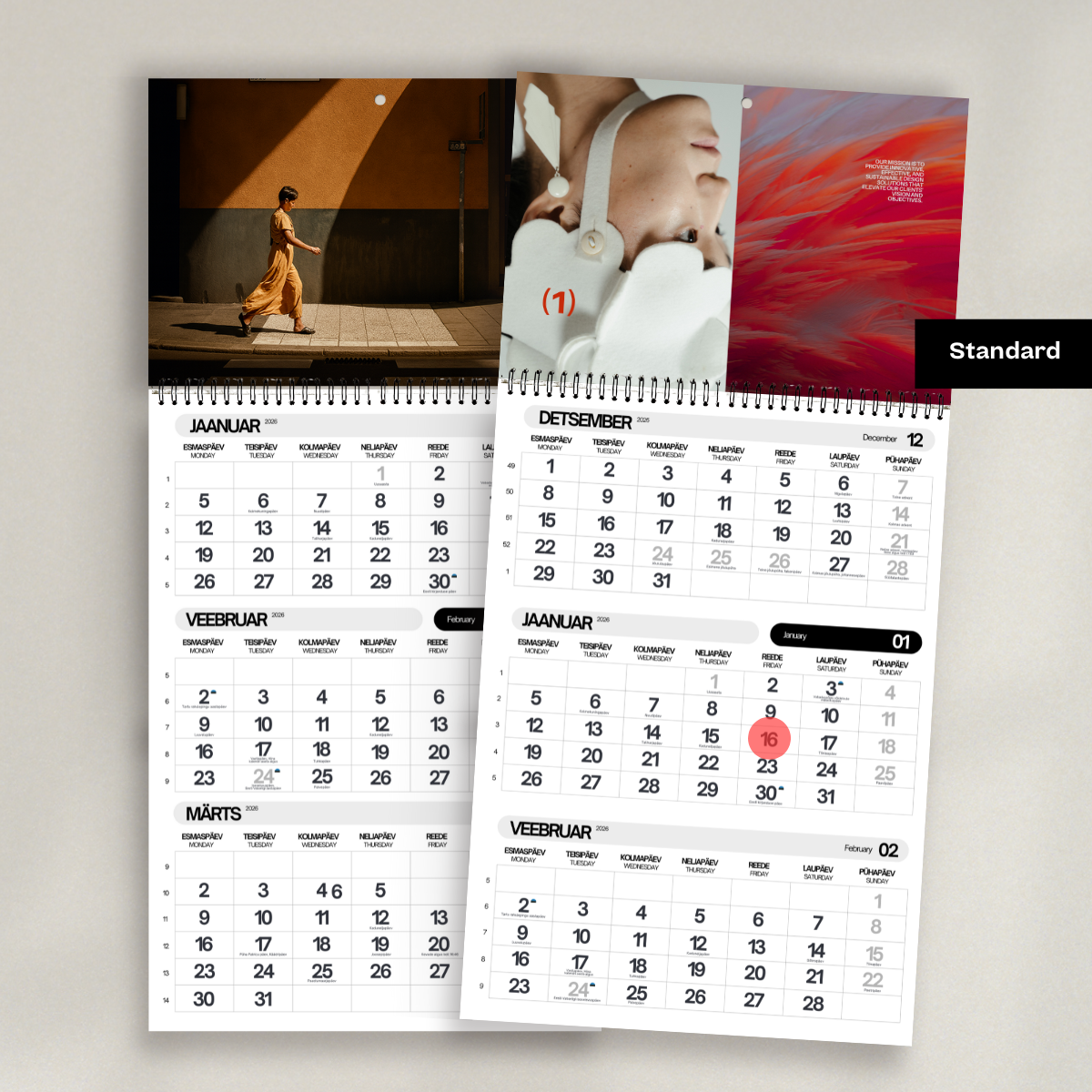 Wall Calendar - Trio 1