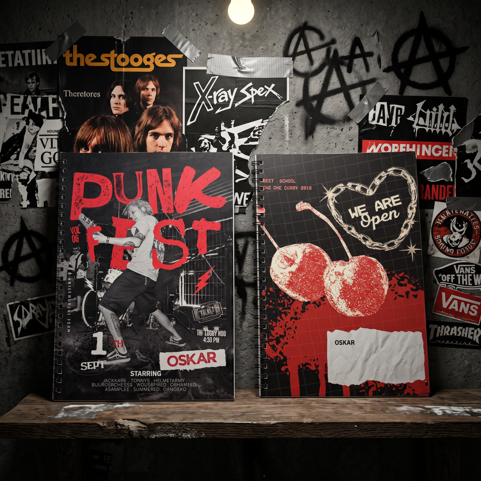 Vihikute komplekt "Punk" 4tk 2