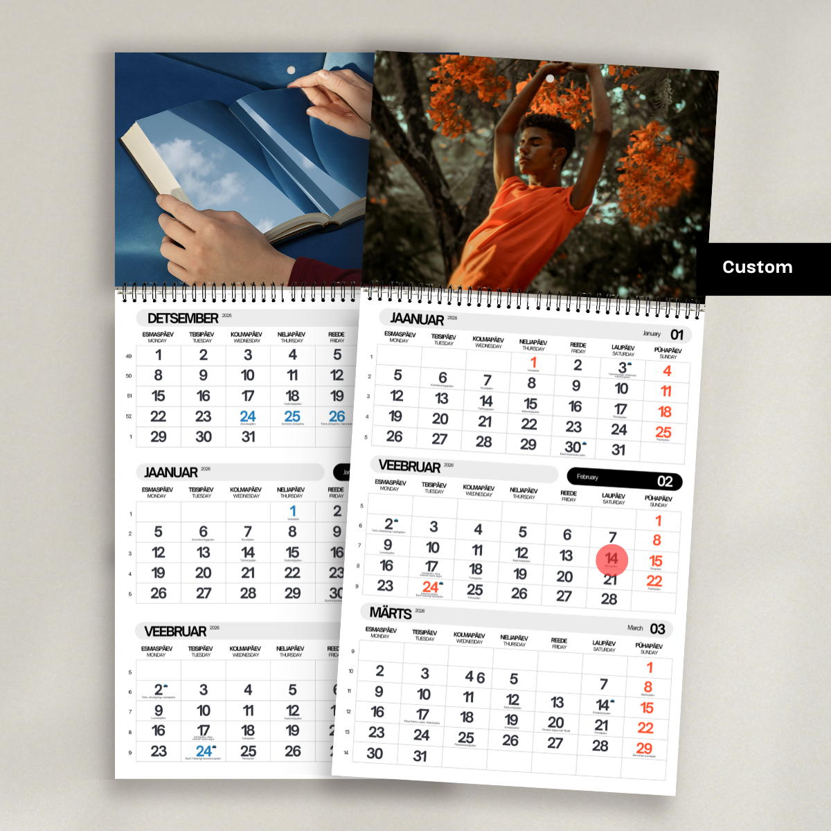 Wall Calendar - Trio 2