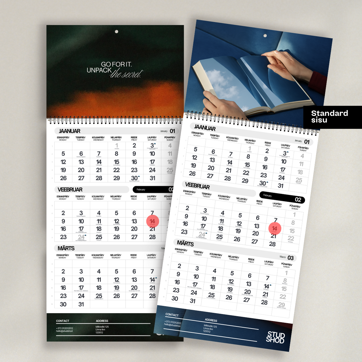 Wall Calendar - Trio extra 1