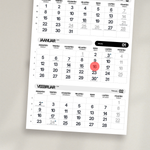 Wall Calendar - Trio 3