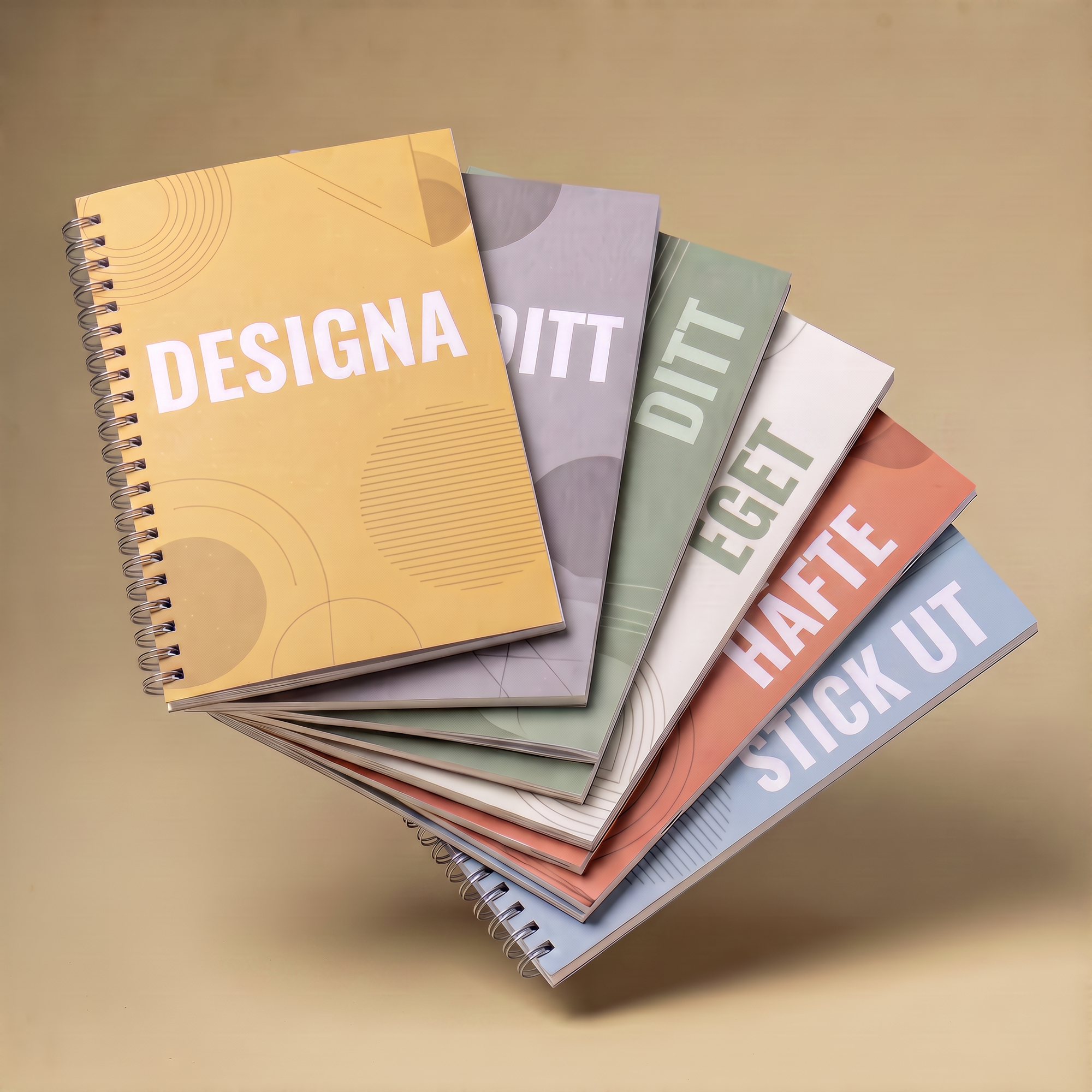 DESIGNA / DITT / EGET / HÄFTE / STICK / UT